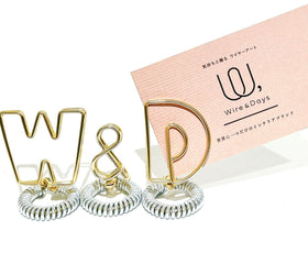 Alphabet Photo stand / アルファベット・フォトスタンド