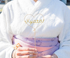 ハート・フォトプロップス(ブロック体)Photo props(Heart)