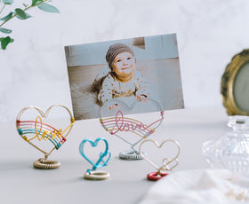 Heart shaped photo stand/ハート形・フォトスタンド