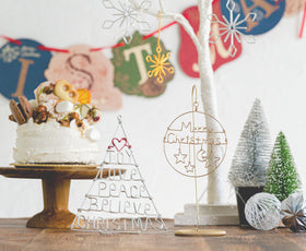 思いがこもった手作りのデコレーション。今年のクリスマスはWire&Daysのワイヤーアートでお部屋を彩りませんか？