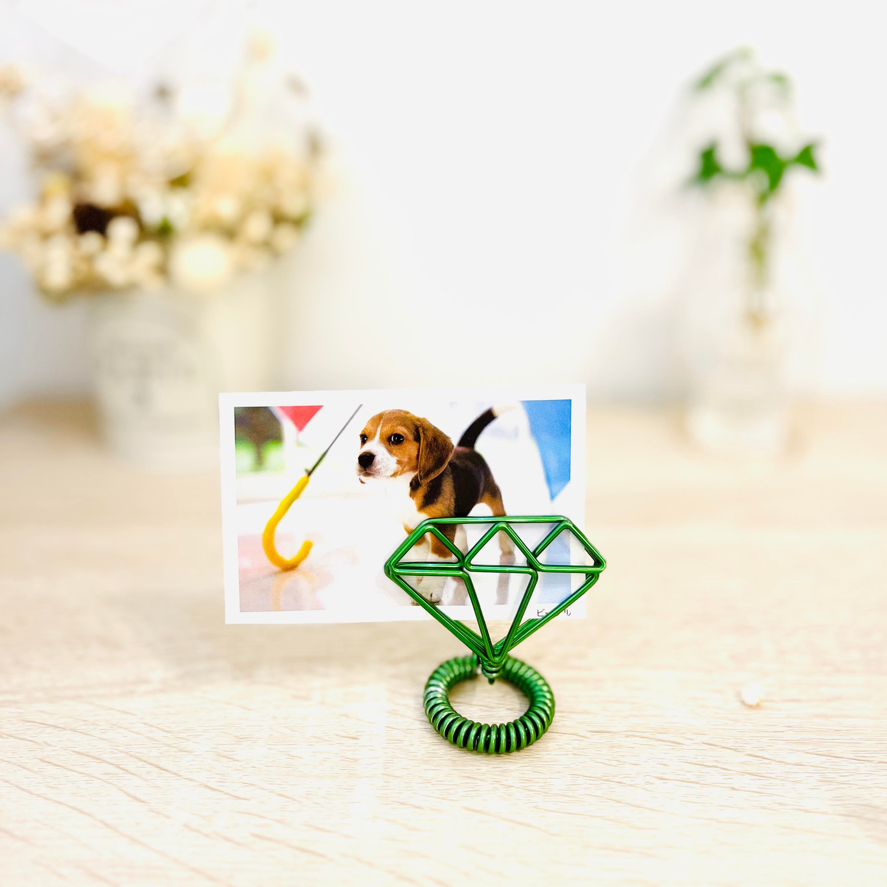 Diamond Photo Stand / ダイヤ型フォトスタンド – Wire and Days