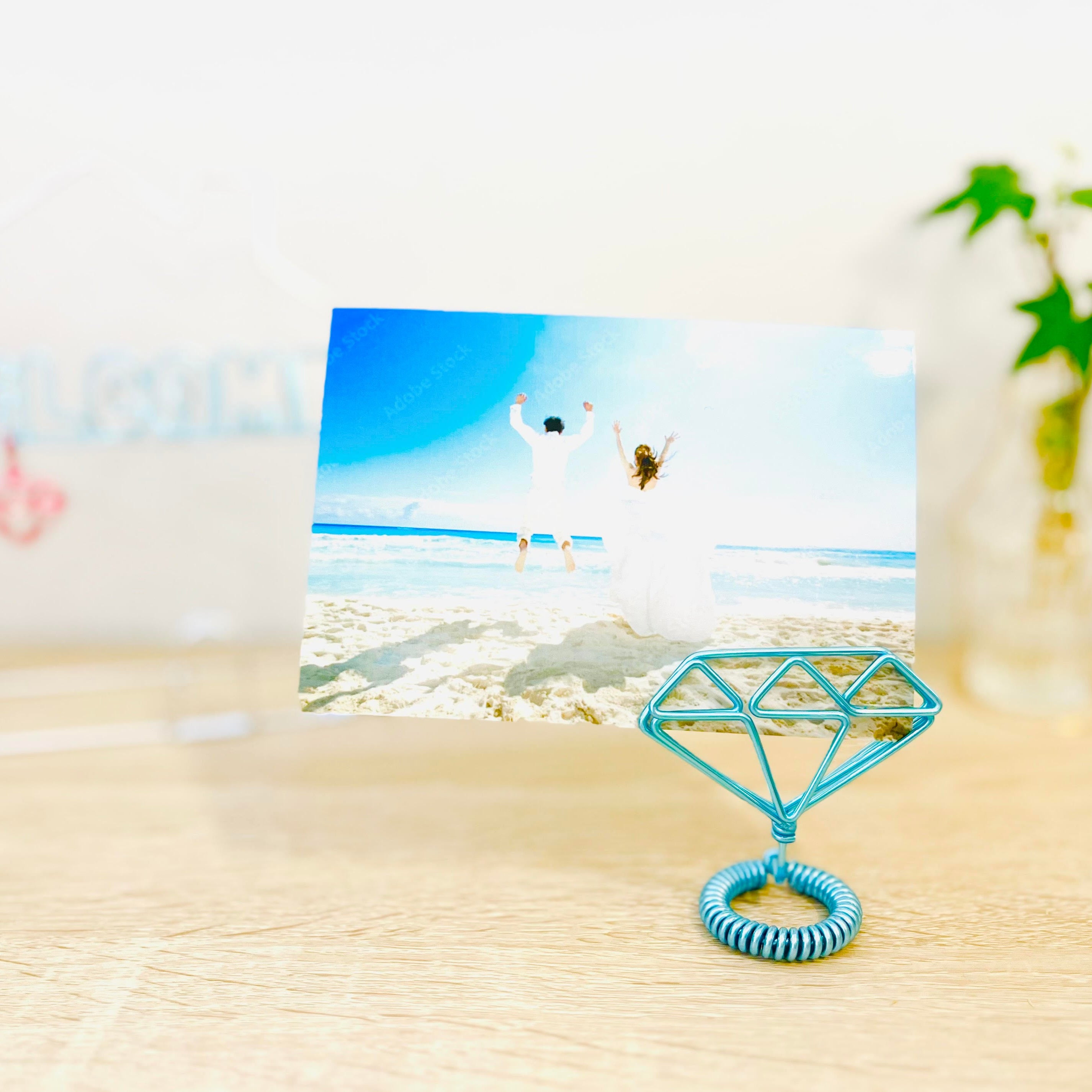 Diamond Photo Stand / ダイヤ型フォトスタンド – Wire and Days